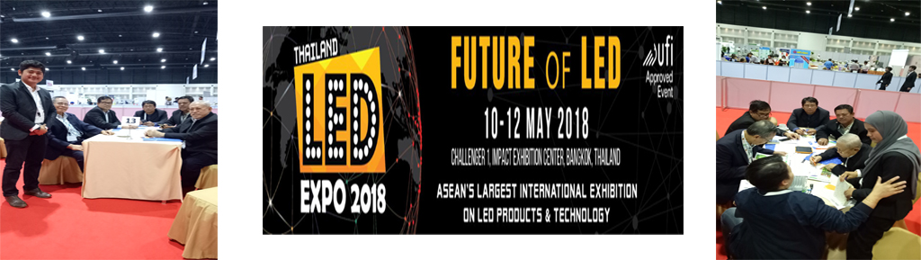 menghadiri undangan dari Thailand Exhibition Central Beurau (TECB) tahun 2018 di Muangthongtani, Thailand